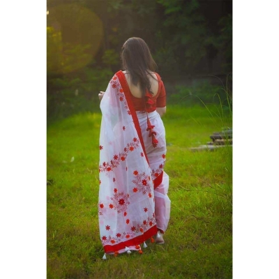 Picture of Afsan Print Exclusive Cotton Saree for Women