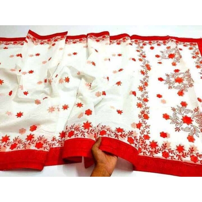 Picture of Afsan Print Exclusive Cotton Saree for Women