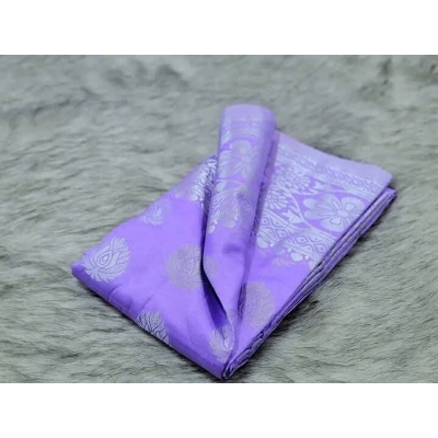 Picture of Elevate Your Look with Unique Trendy and Fashionable Design Soft Silk Katan Saree-Purple