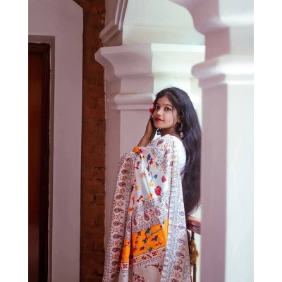 Picture of New Treandy Collection Vairal afsan print saree for women