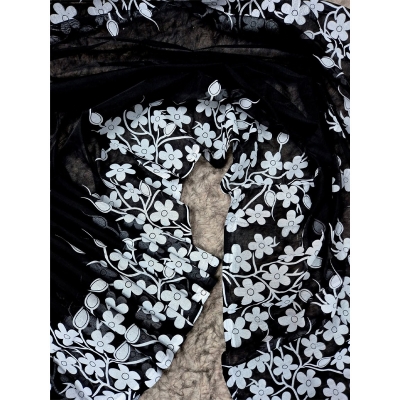 Picture of New Treandy Collection Vairal afsan print saree for women-Black