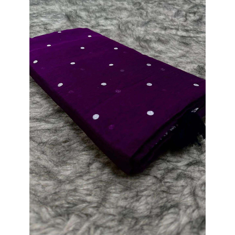 Picture of New Treandy Collection Vairal afsan print saree for women-Purple