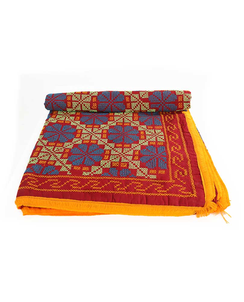 Picture of Gujarati  Traditional Hand Made Cotton Nakshi Katha