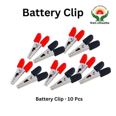 Picture of Battery Clip - Jero Size -10pcs Multicolor