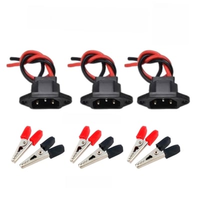 Picture of Battery Clip with Socket - Clip -6pcs ,Socket 3pcs Multicolor