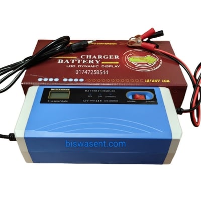 Picture of 12 volt 24 volt auto conversion battery charger/10A  Drycell And Water AJel  battery Charger/Dry Battery Charger 12A To 200AH