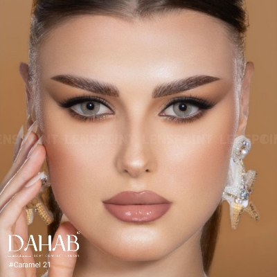 Picture of Caramel Dahab Contact Lens