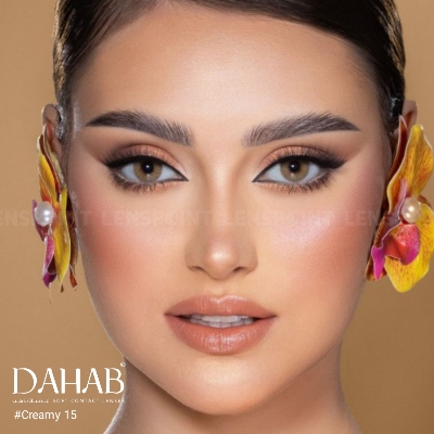 Picture of Creamy Dahab Contact Lens