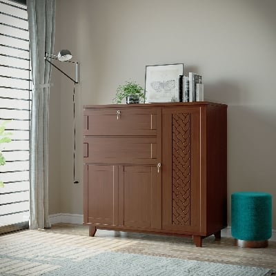 Picture of REGAL Olivia Wooden Wardrobe OLIVIA-WDH-345-3-1-20(AIRY)