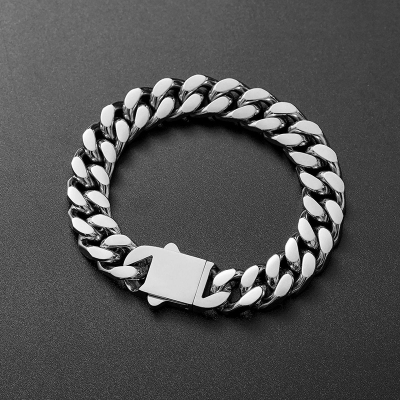 Picture of Luxury Men's Bracelet | Durable & Stylish Design - Silver