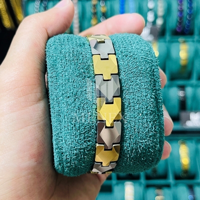 Picture of Luxury Ceramic & Stainless Steel Bracelet