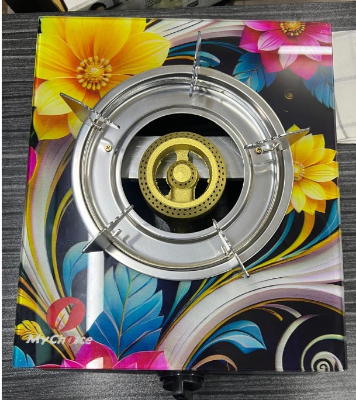 Picture of MY Choice Single Glass Gas Stove Rosee (Cylinder Gas)