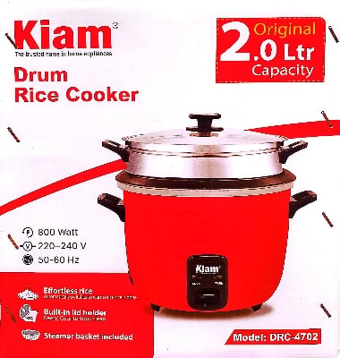 Picture of KiAM DRUM RICE COOKER DRC-4702(2 LTR)