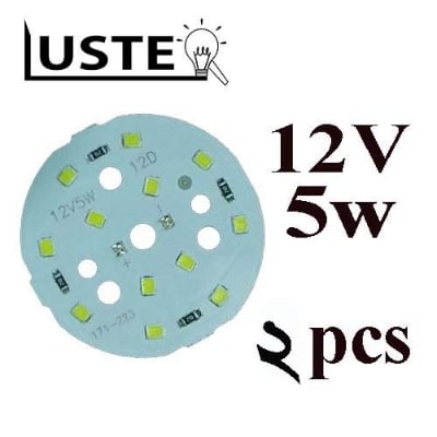 Picture of DC 12V 5W LED Lamp Plate for DC 12V Battery, Solar Lamp Parts 12v LED.(2 pcs)