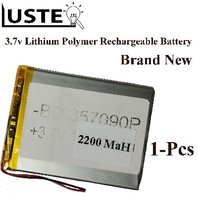 Picture of 3.7V LI-PO POLYMER LITHIUM RECHARGEABLE BATTERY CELL |Luster|(Silver)
