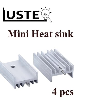 Picture of Heat Sink Regulator IC-15x10x20mm-4Pcs |Luster|(Silver)