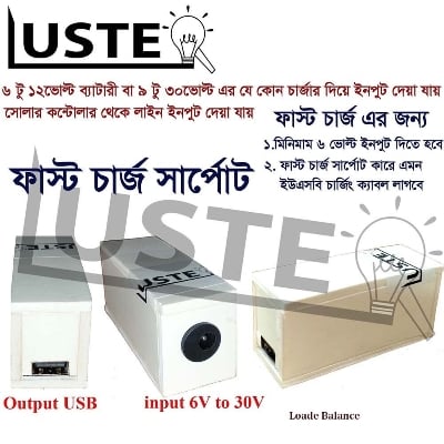 Picture of QC 3.0 2.0 usb fast quick charging module box DIY charge board phone charger |Luster|(White)