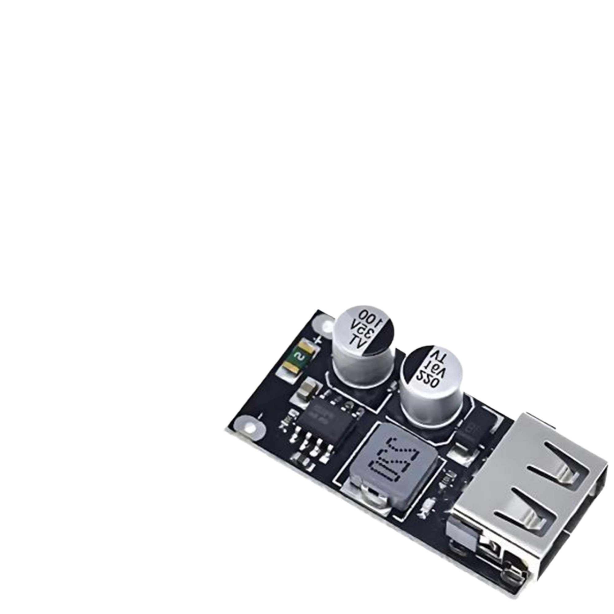Picture of 22 watt QC 3.0 2.0 USB fast quick charging module DIY charge board phone charger |LUSTER|(Black)