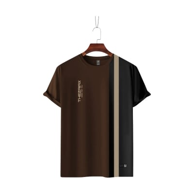 Picture of ZAIAX COFFEE BLACK COMBINATION T-SHIRT – CFBSTCB 