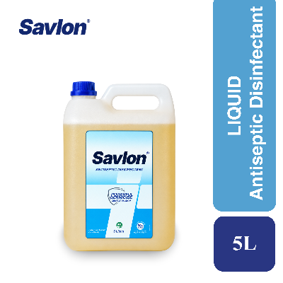 Picture of Savlon Liquid Antiseptic Disinfectant 5000ml (5L) for First Aid, Wound Care,  Home care, Laundry Disinfection and Personal Hygiene–