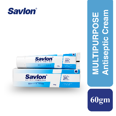 Picture of Savlon Multipurpose Antiseptic Cream 60gm for Cuts, Burns, Bruises, Blisters, Insect Bites & First Aid