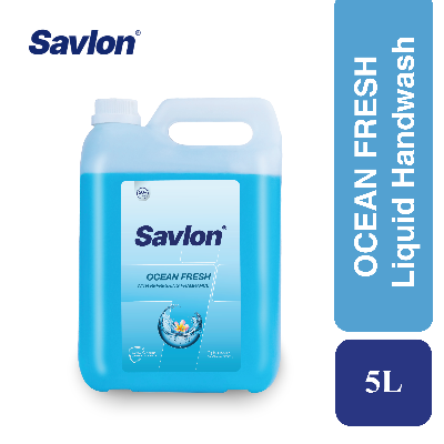 Picture of Savlon Handwash | Ocean Fresh Liquid Hand Soap Refill 5L | Refreshing Fragrance to uplift mood