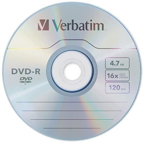 Picture of DVD-R Blank Disc  | 4.7GB 120Minutes | High-Quality for Data, Music & Video Recording