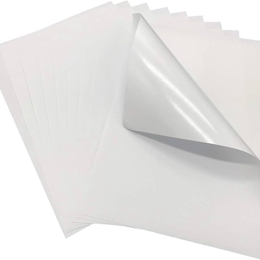 Picture of Photo Paper Sticker A4 for all Printer Inkjet Glossy Photo Sticker Paper A4 135g ( 20 pcs )-White