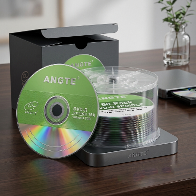 Picture of DVD-R Blank Discs 4.7GB 120 Minutes DVD Burning disk box 50 Pieces spindle-ANGTE DVD