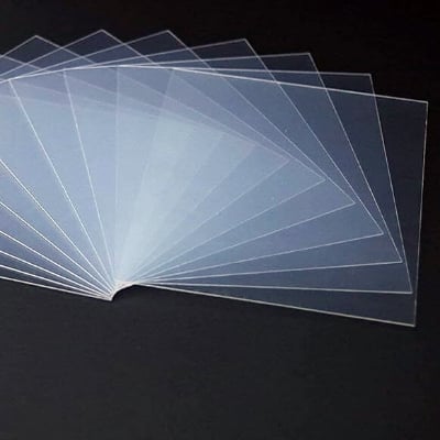 Picture of transparent plastic sheet Film Paper protector spiral sheet 100 pcs
