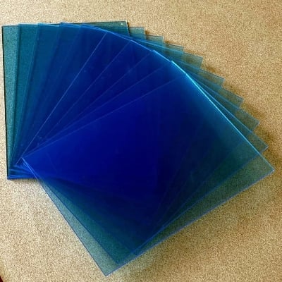 Picture of transparent plastic sheet Film Paper protector spiral sheet 100 pcs