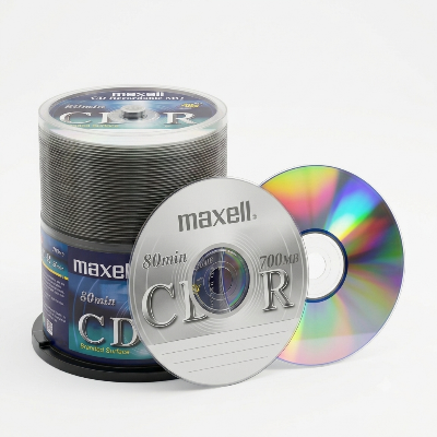 Picture of CD-R Blank Disc 700MB 80Min Blank CD R for Burning Recordable Disc box for Data 40 Pieces spindle-Maxell CD-R