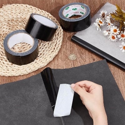 Picture of Binding Tape / Rexine Tape ( Long 45feet/ width 2\"inch) - Black Color/ Green Colour Bindng Tape/ Blue Colour Rexine Tape
