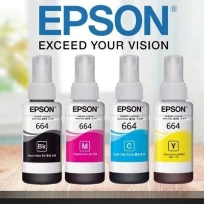 Picture of Epson 664 Original color Ink for Epson Printer Epson L130 L310 L360 L380 L3210 L3250 L805