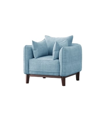 Picture of REGAL Athens Wooden Single Sofa ATHENS-SSC-362-3-1-20(FEBRIC-SF-2119)