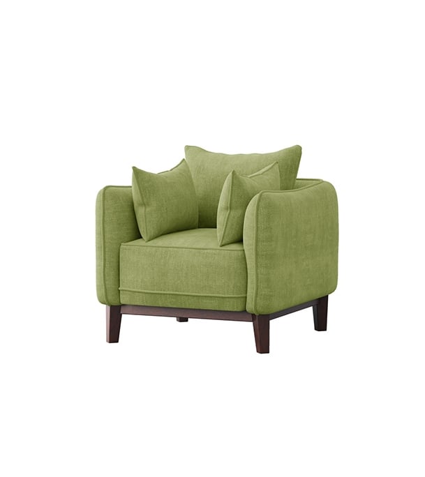 Picture of REGAL Athens Wooden Single Sofa ATHENS-SSC-362-3-1-20(FEBRIC-SF-2121)