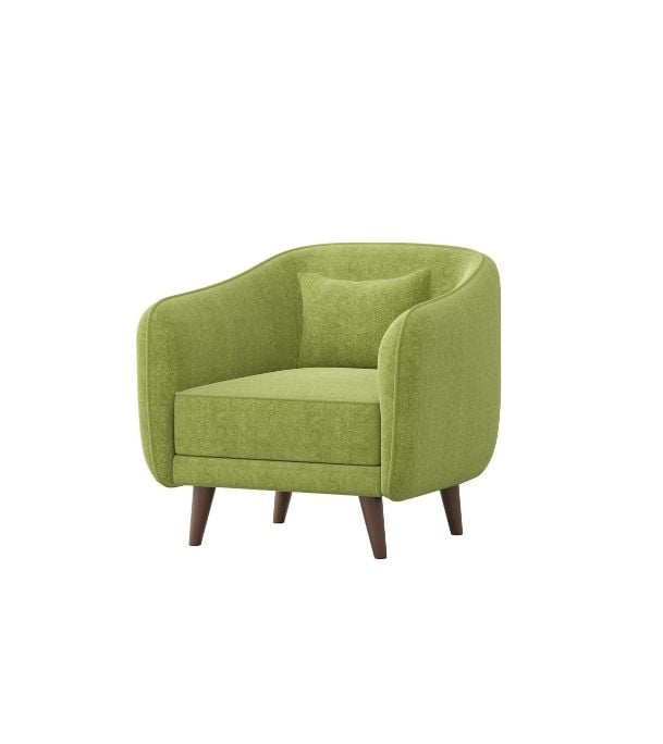 Picture of REGAL Babylon Wooden Single Sofa BABYLON-SSC-361-3-1-20(FEBRIC-SF-2121)