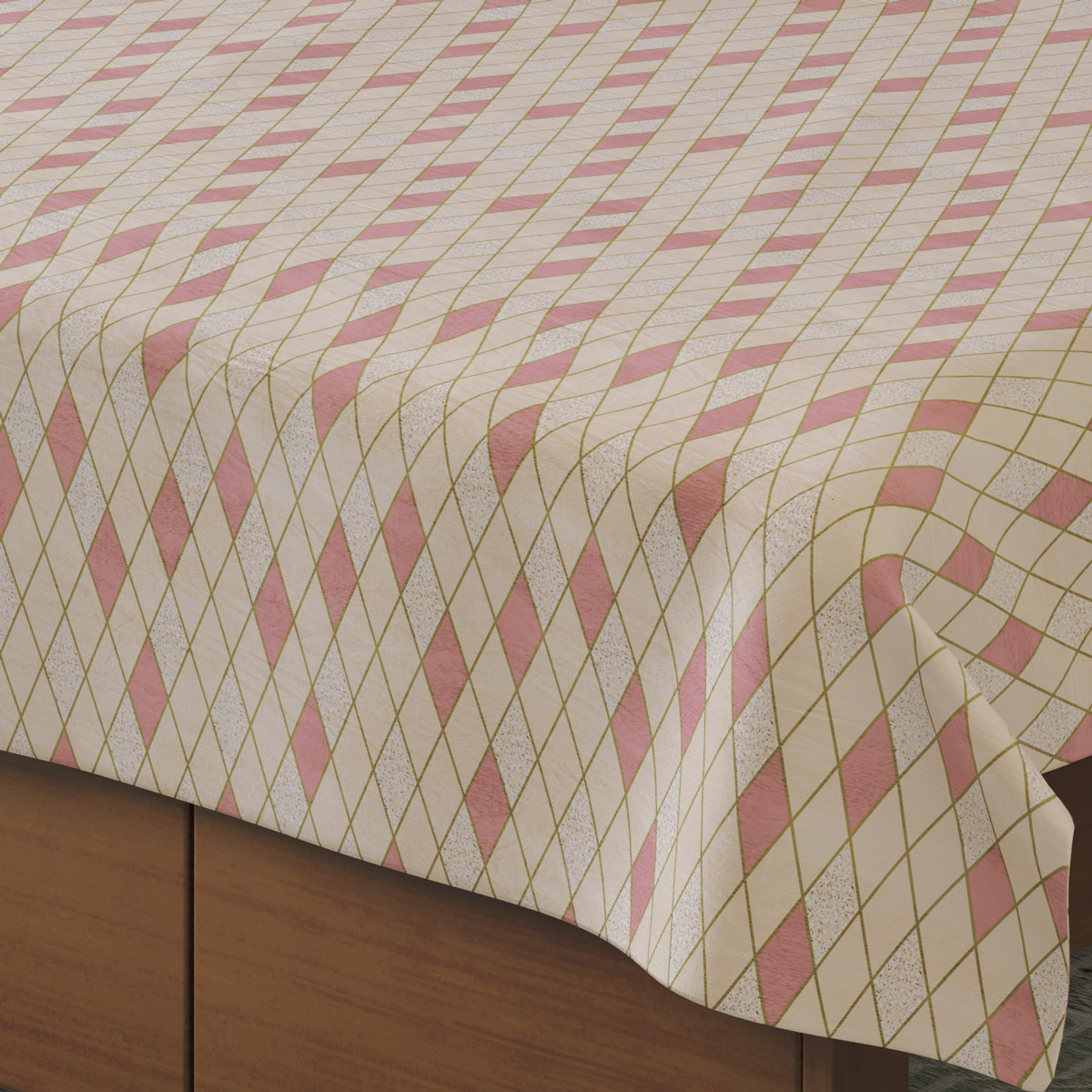 Picture of REGAL Bed Sheet-304 (Peach Sparkles)