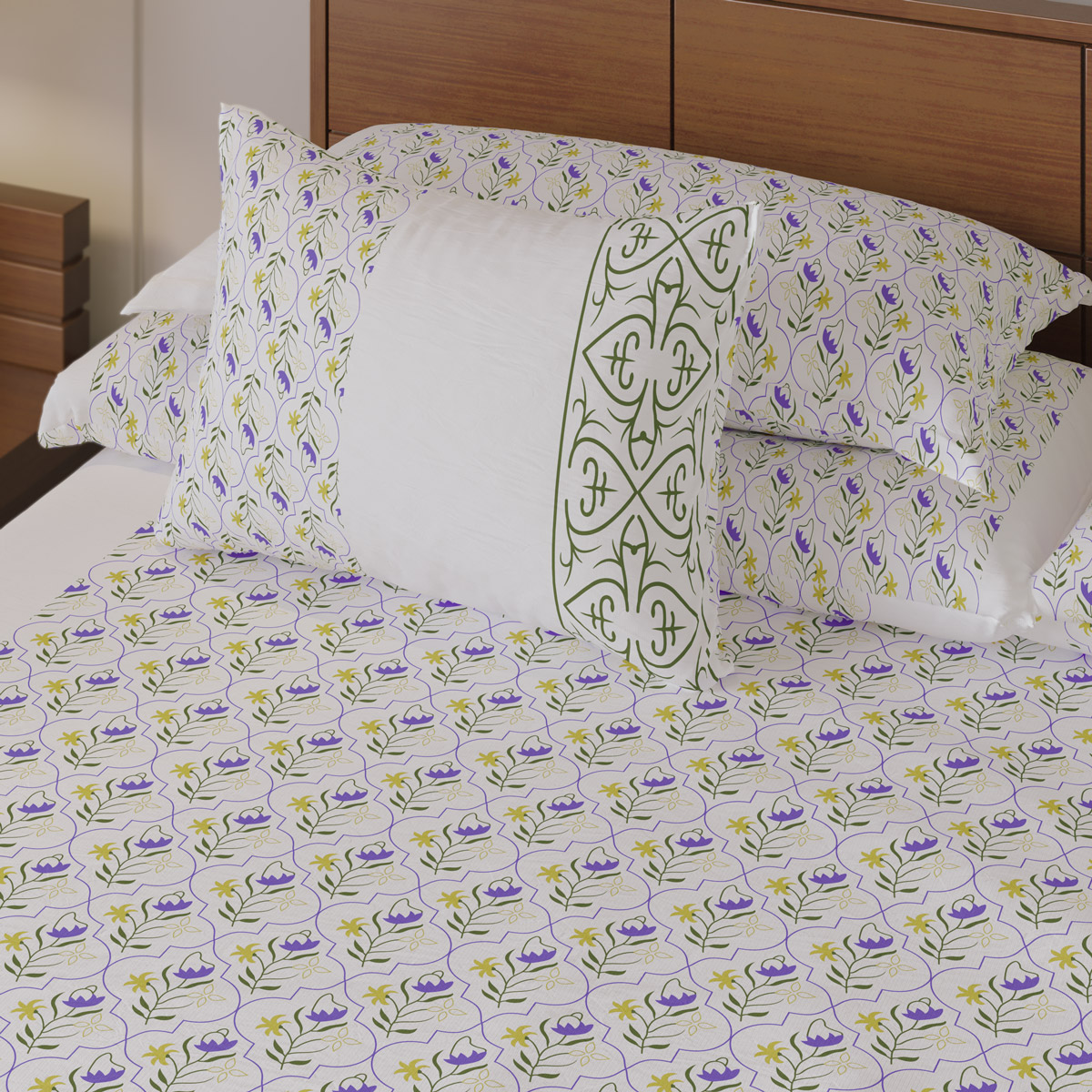 Picture of REGAL Bed Sheet-306 (Salvia)
