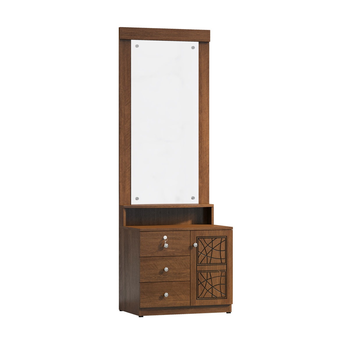 Picture of REGAL CHEVRON Laminated Board Dressing Table DTH-145-1-1-20