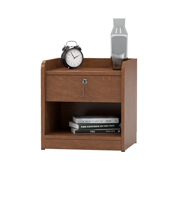 Picture of REGAL Harper Laminated Board Bed Side Table Antique HARPER-BCH-101-1-1-20(1PART)