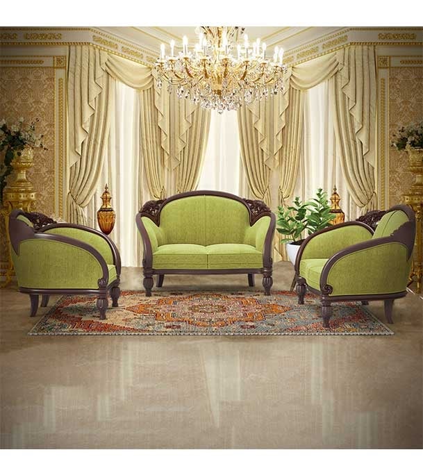 Picture of REGAL Panam Wooden DOUBLE SEATER SOFA-SDC-344-3-1-20