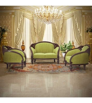 Picture of REGAL Panam Wooden DOUBLE SEATER SOFA-SDC-344-3-1-20