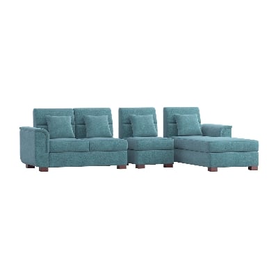 Picture of REGAL PARIS SDC-365-3-1-20 (L SHAPE SOFA SET) (FABRIC-2146)