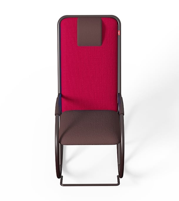 Picture of REGAL ROCKING CHAIR-RCH-201 CHOCO MEROON