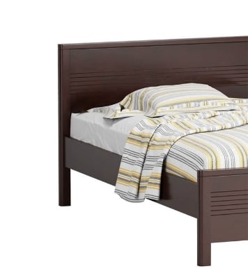 Picture of REGAL Valentina Wooden Bed Antique BDH-354-3-1-20(SEMI DOUBLE)