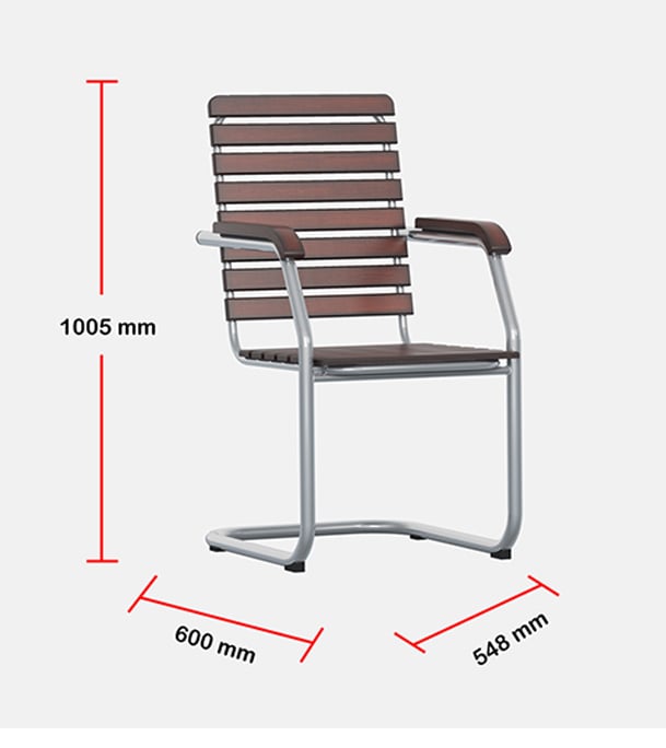 Picture of REGAL VISITOR CHAIR OFFICE Metal visitor/waiting chair II CFV-245-6-1-66