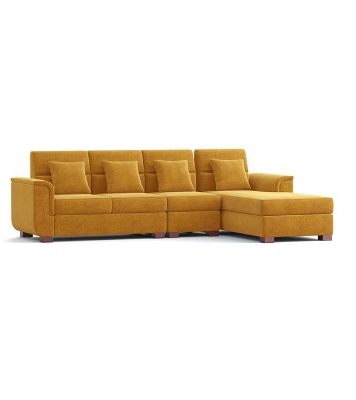Picture of REGAL Wooden Double Sofa-PARIS SDC-365-3-1-20 (L SHAPE SOFA SET)-FABRIC-2138