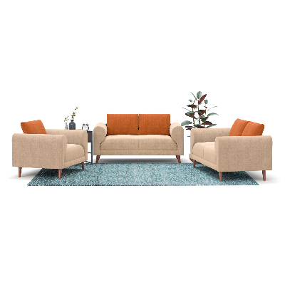 Picture of REGAL Wooden Single Sofa-Tokyo SSC-368-3-1-20-FABRIC(2143+2142)