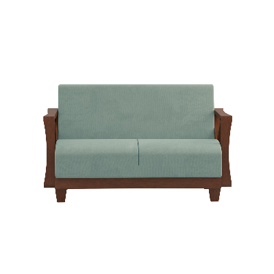 Picture of REGAL WOODEN SOFA-VENICE SDC-343-3-1-20 (Fabric-2158)